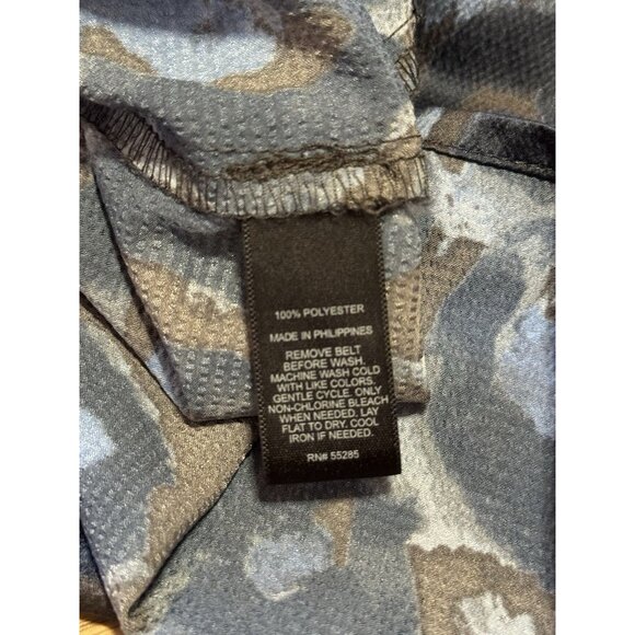 Express Button Front Shirt Dress Size Medium Lightweight‎ Preppy Business Casual - Picture 4 of 11